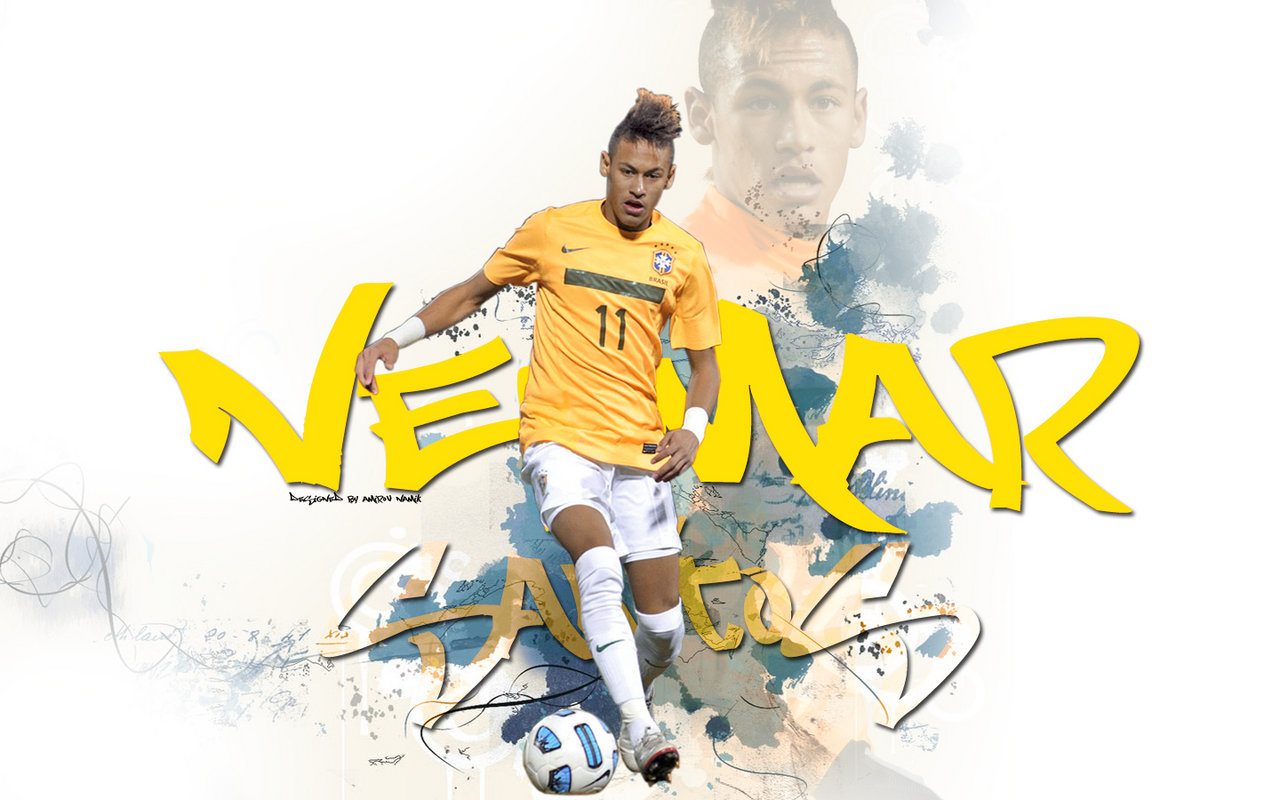 Football Stars Neymar New Wallpaper
