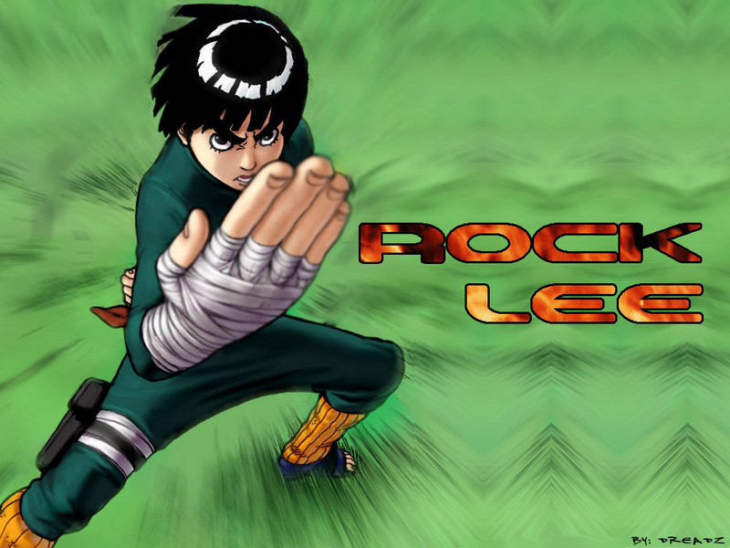 Rock Lee Shipuden Naruto Cartoon HD Wallpaper