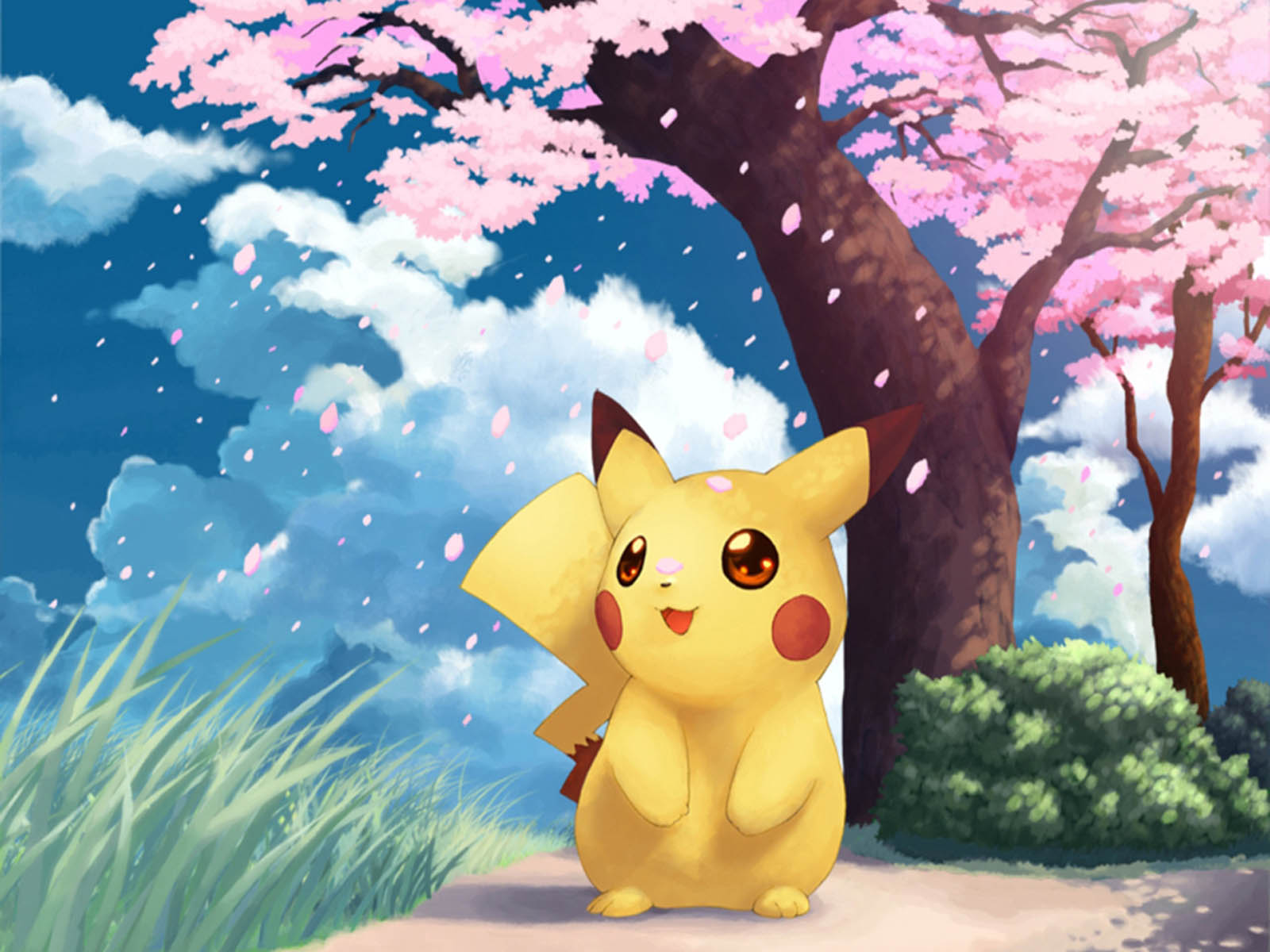 download wallpapers Pikachu Pokemon