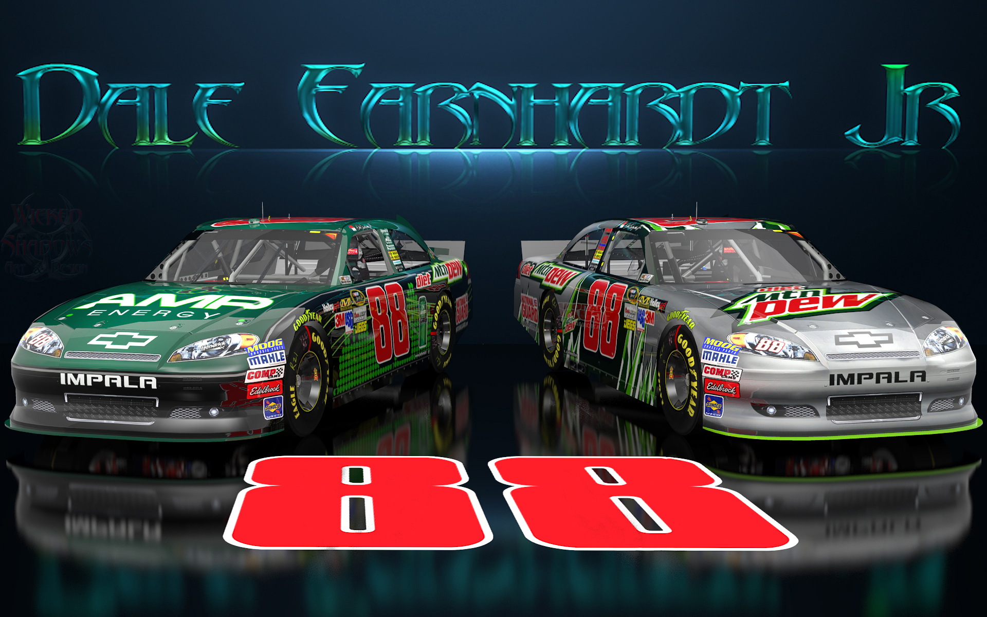 Dale Earnhardt Jr Image Wicked Text Amp