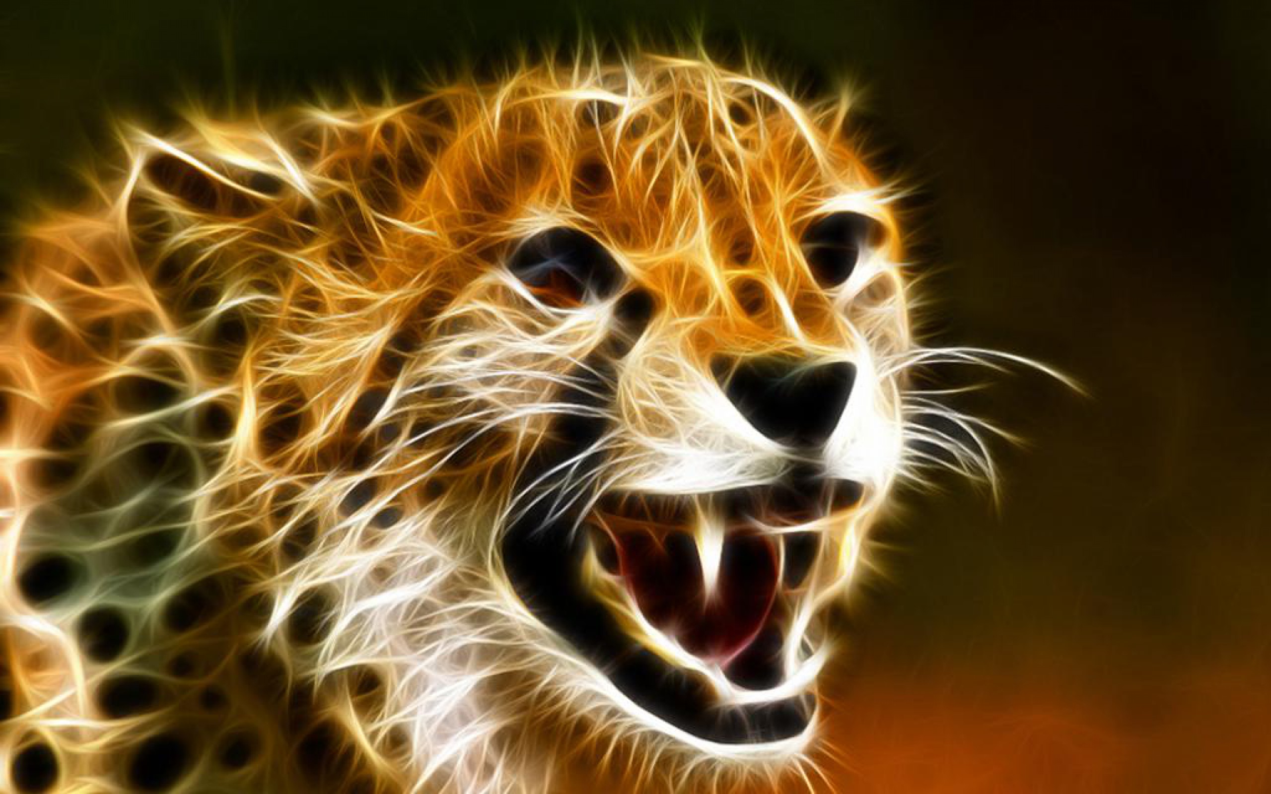 Art Cheetah Animal Picture Wallpaper