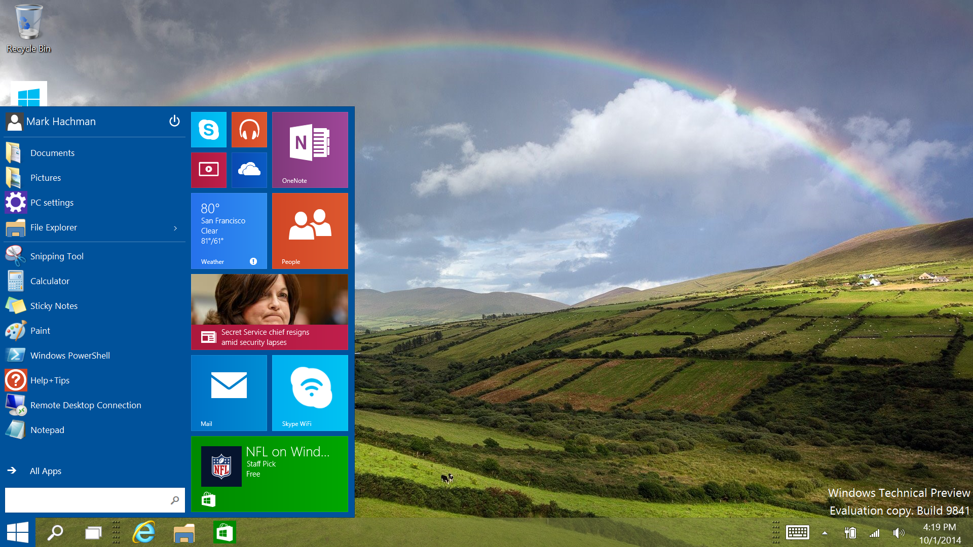 Windows 10 tips Your first 30 minutes with the Technical Preview