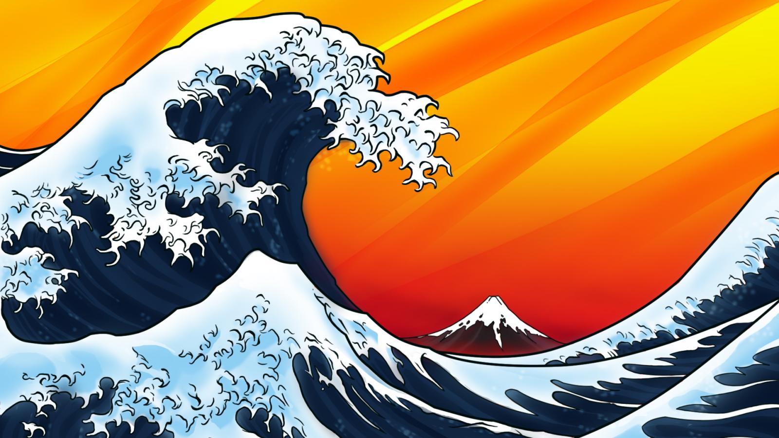 43 Great Wave Off Kanagawa Wallpaper  WallpaperSafari