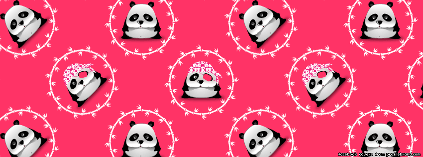 Panda With Pink Bandana Cover