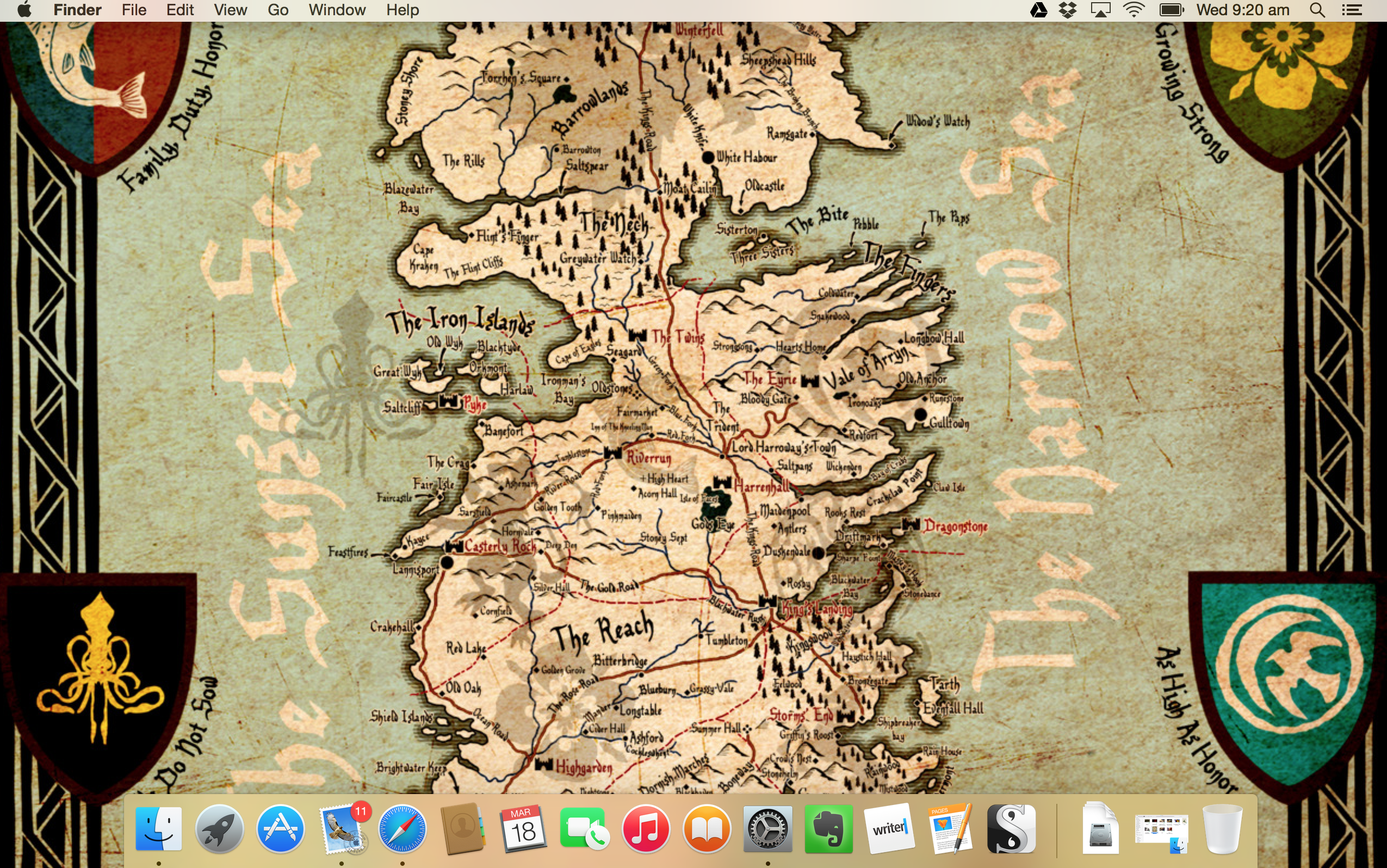 Wallpaper Wednesday The Seven Kingdoms Of Westeros Woelf Dietrich
