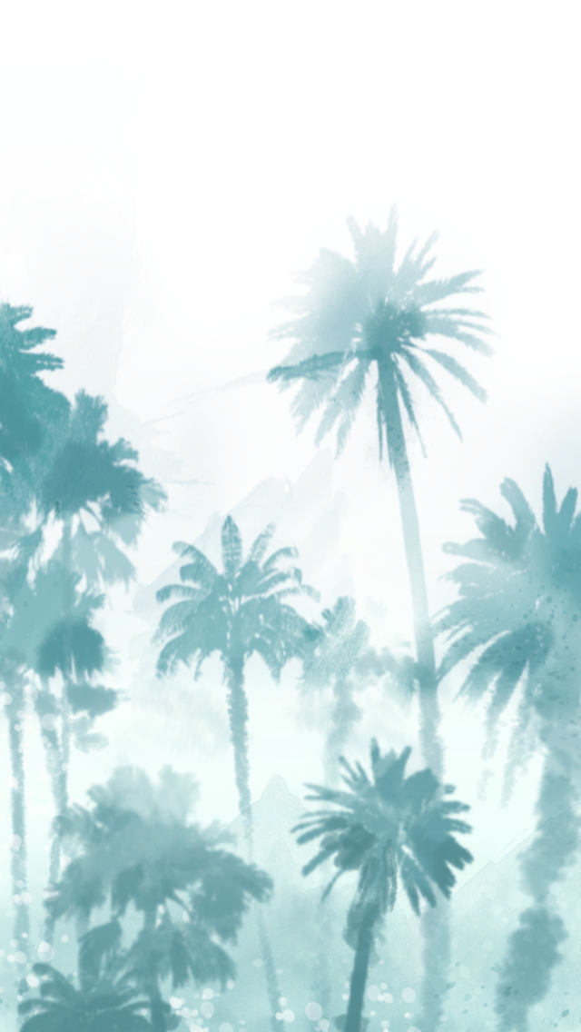 Palm Tree Print We Heart It Background Wallpaper And Trees