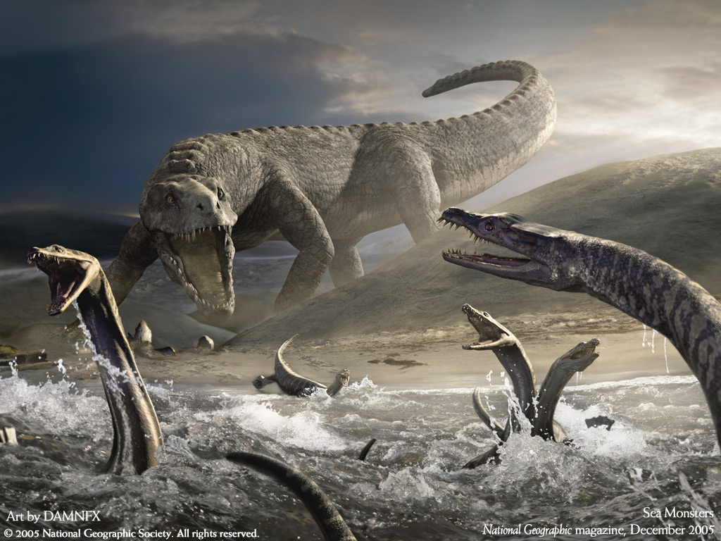 Sea Monster Wallpaper HD Background Image Pictures