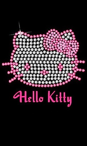 View bigger   Hello Kitty Black Wallpapers for Android screenshot 307x512