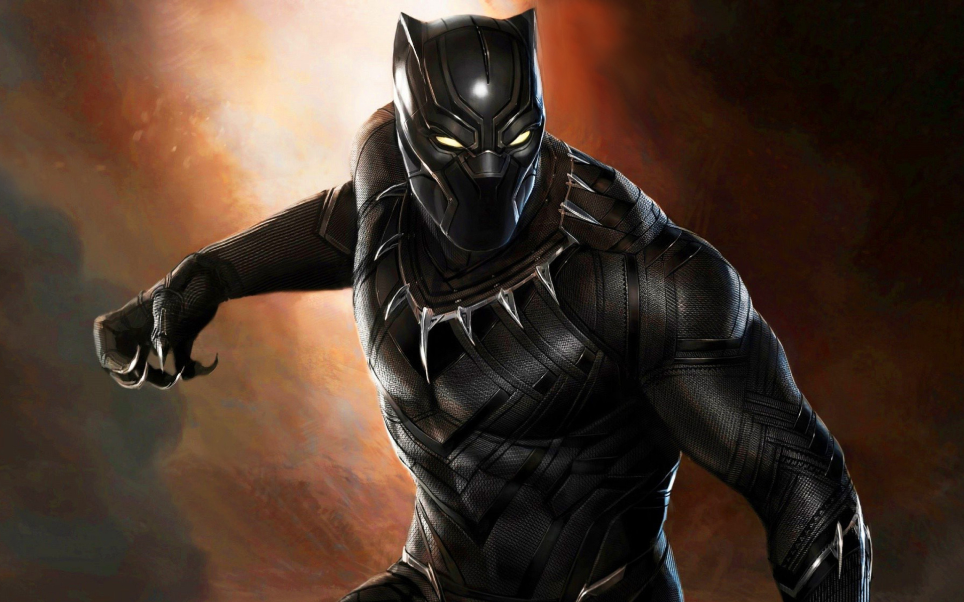 Black Panther 2016 Movie Wallpaper for Widescreen Desktop
