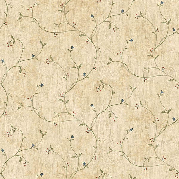 CCB09155 Gingham   Tin   The Cottage Wallpaper by Chesapeake