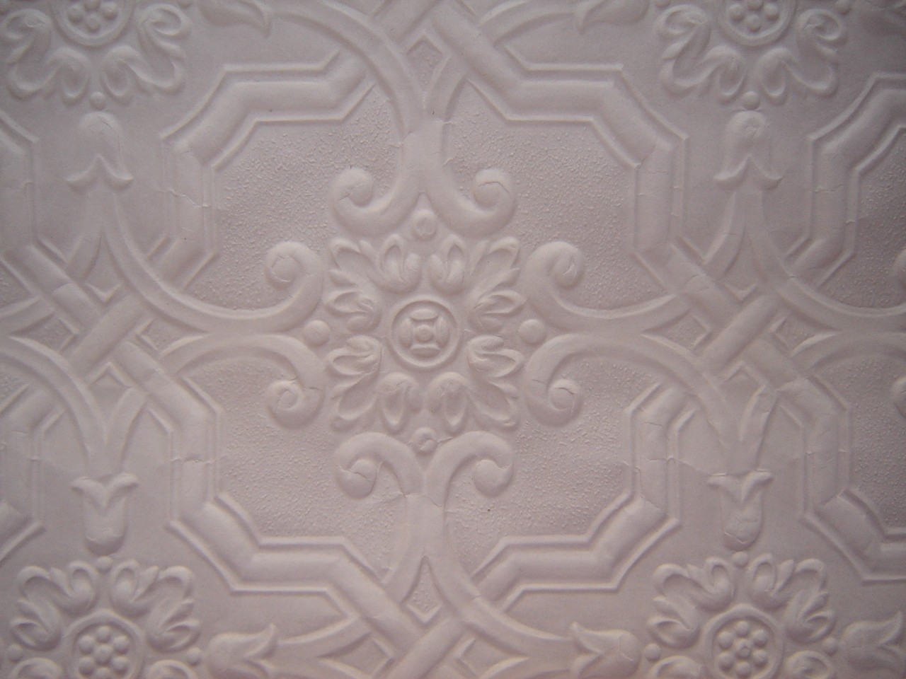 Ceiling Tile Wallpaper Paintable Embossed By