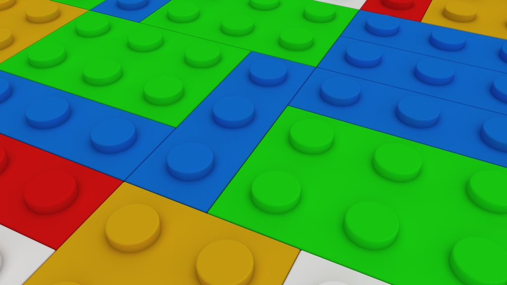 Colorfully Lego Background Protium Design