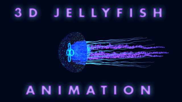 Pin Jelly Fish Animated Wallpaper Stately Swim Through The On