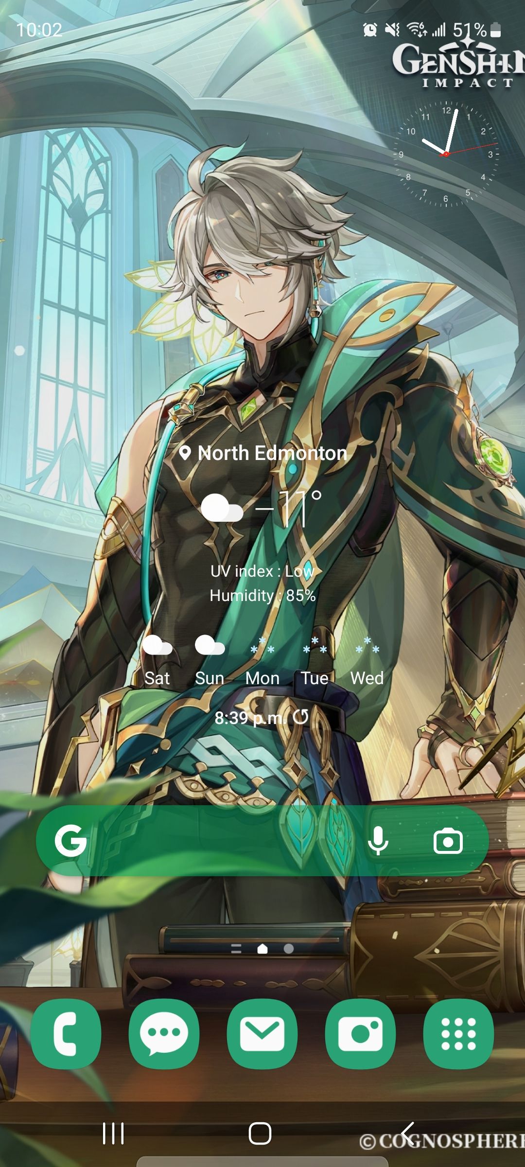 My New Phone Background Genshin Impact Wallpaper
