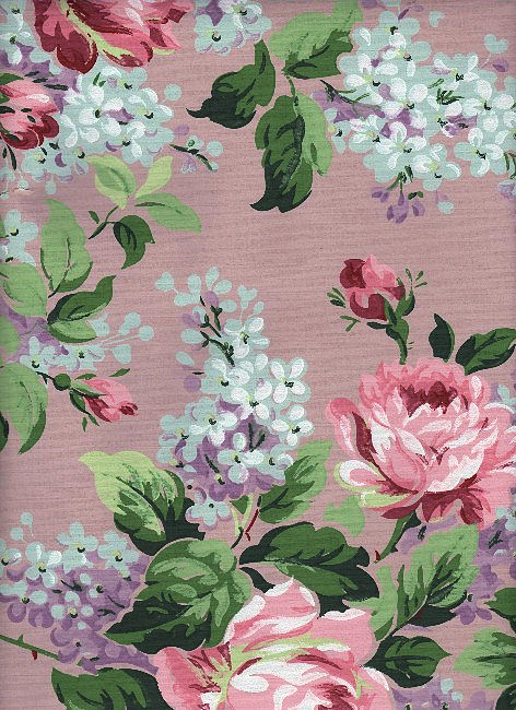 Vintage Lilac Roses Wallpaper Graphic The Graphics Fairy