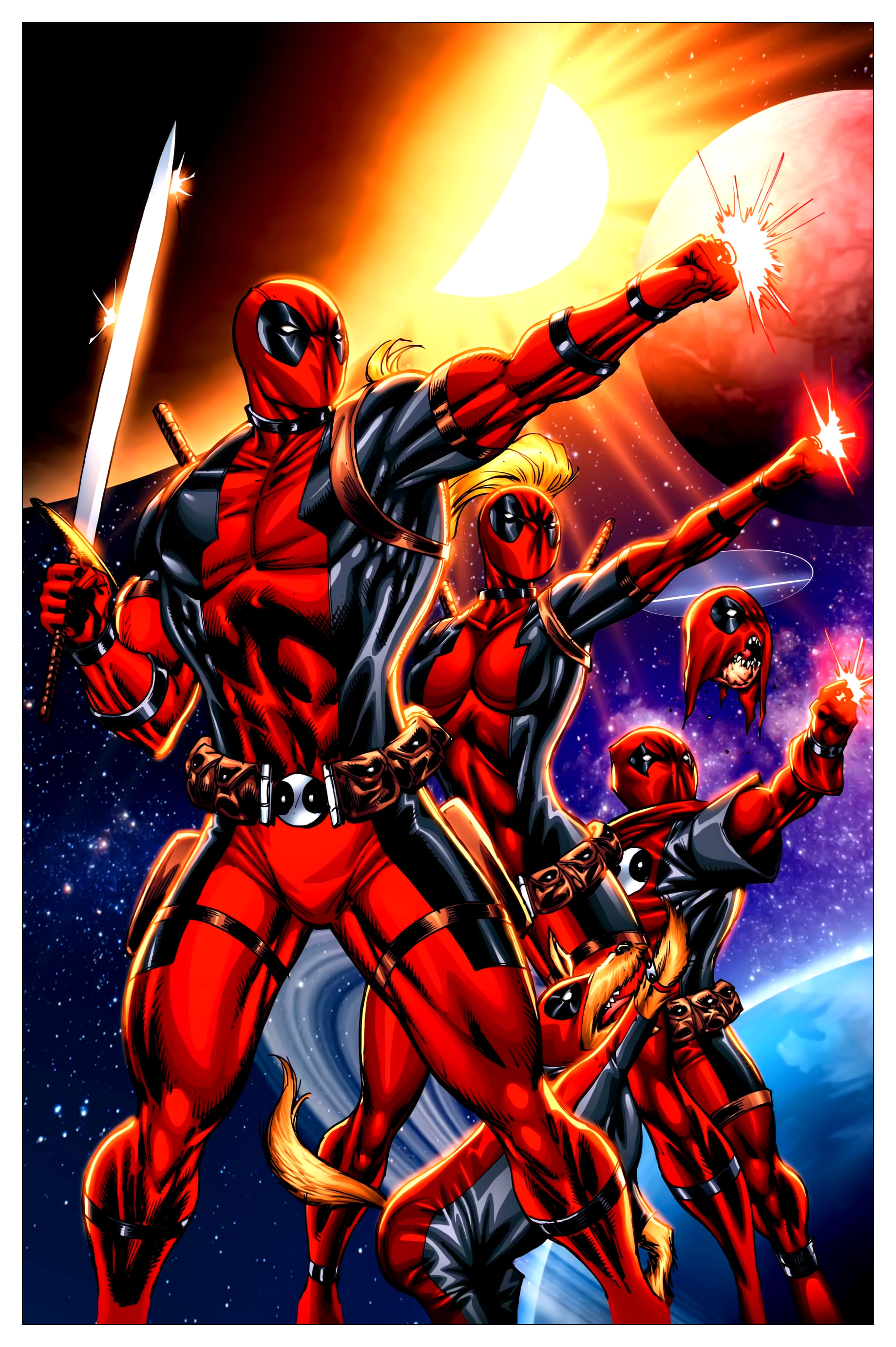 Deadpool Corps By 7moonlight7