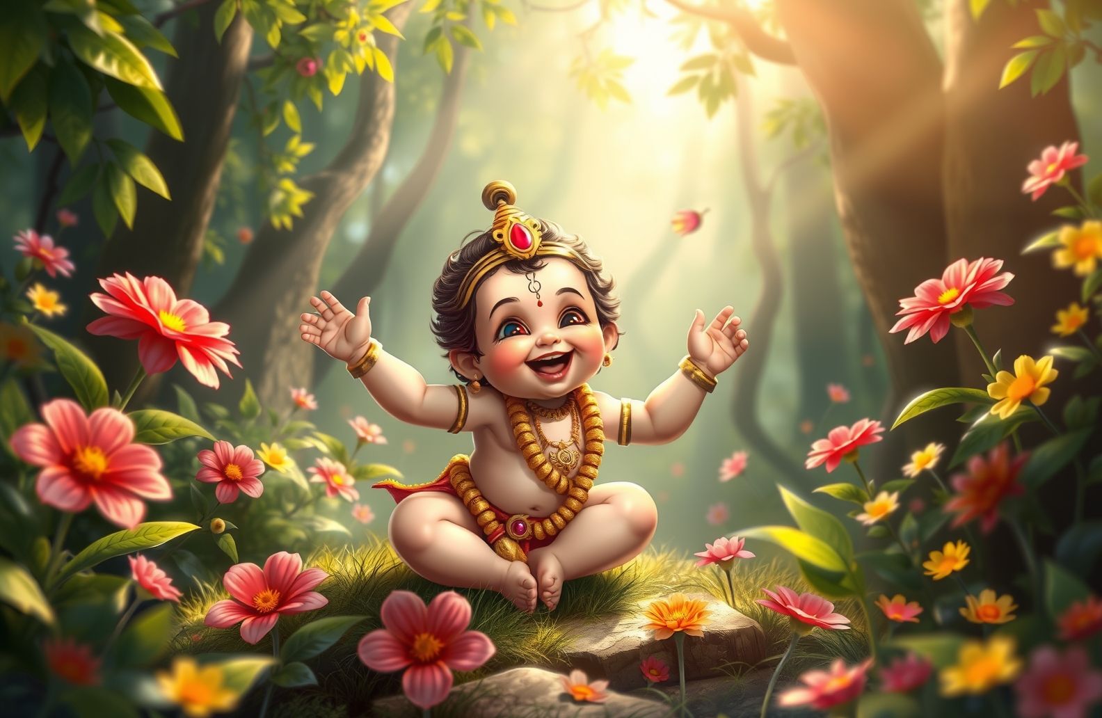 Baby Hanuman Wallpaper