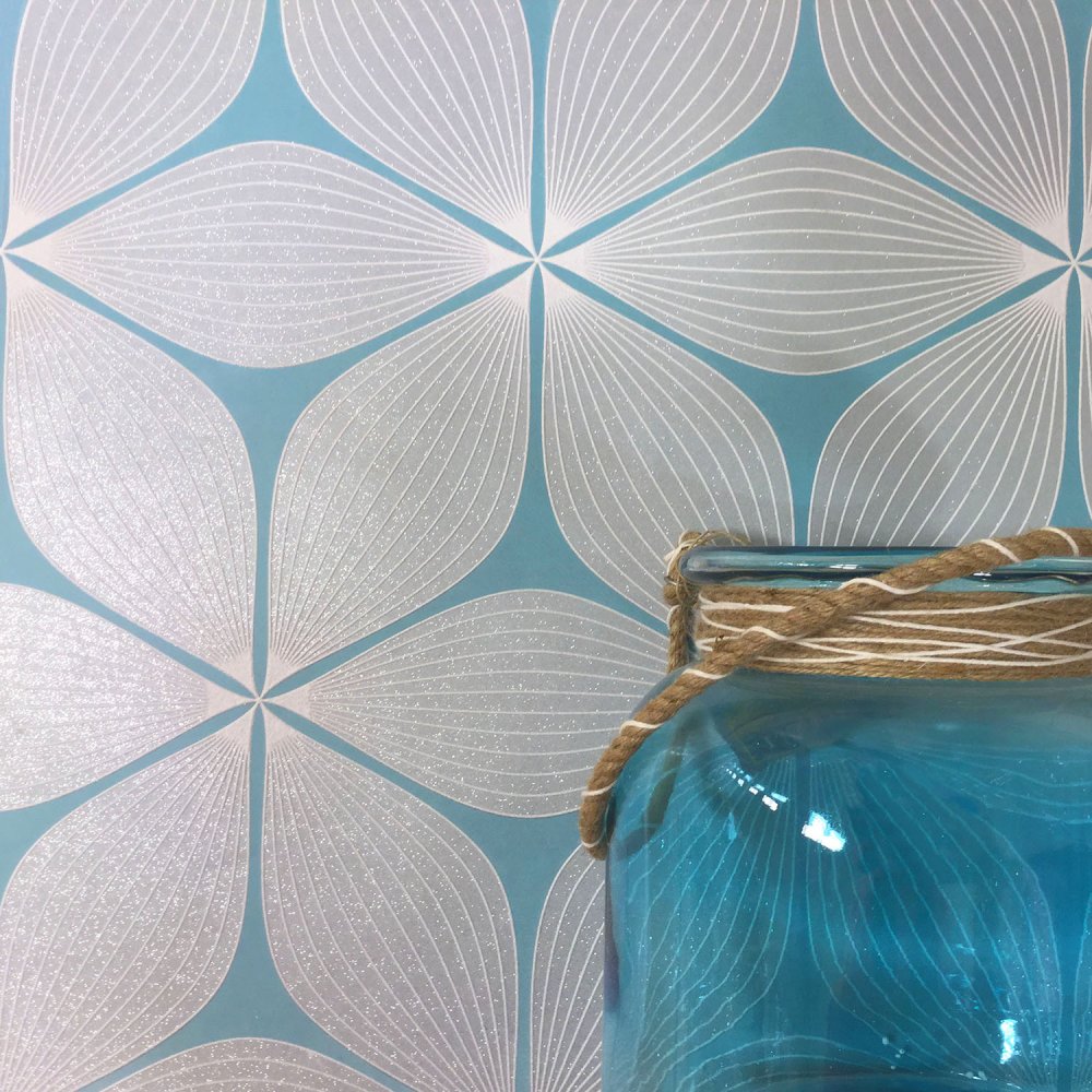Home Wallpaper Coloroll Vibration Teal
