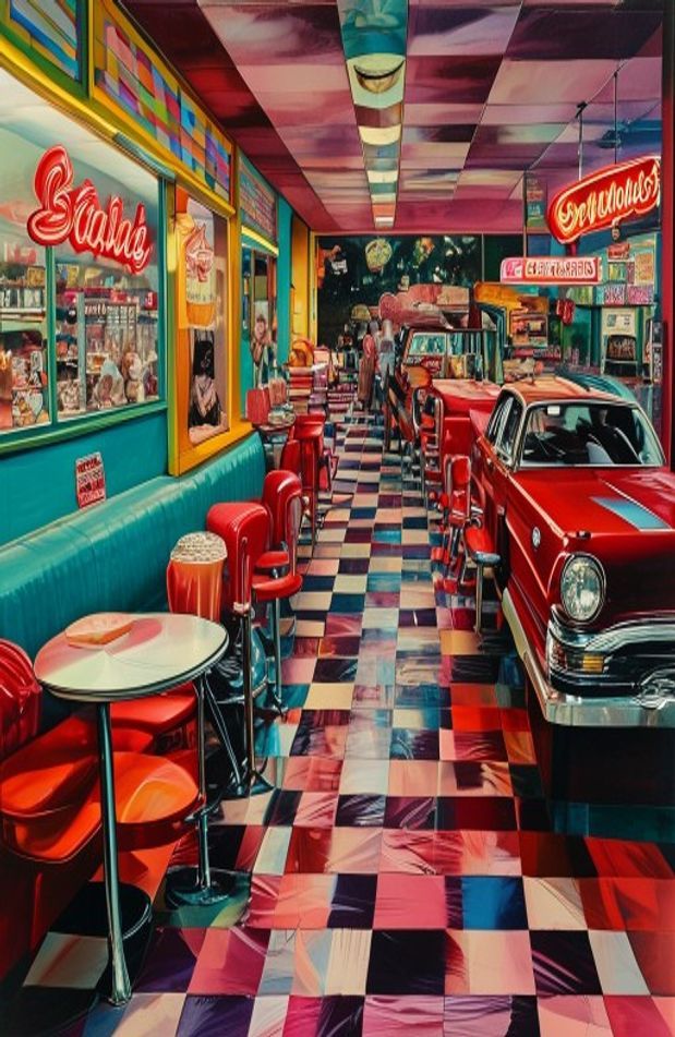 50s Diner Wallpaper