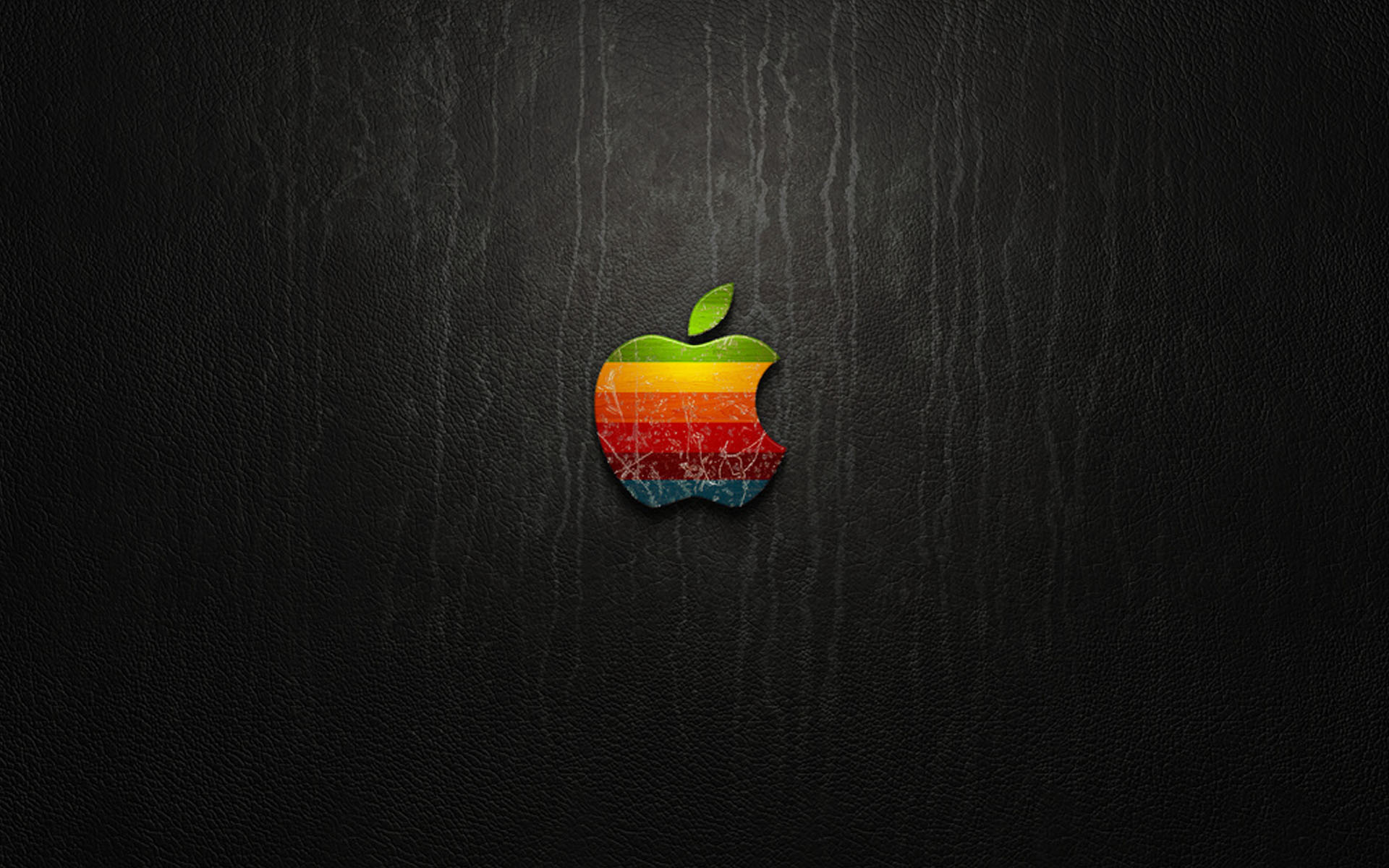 Apple Wallpaper Wide Leopard Logo On