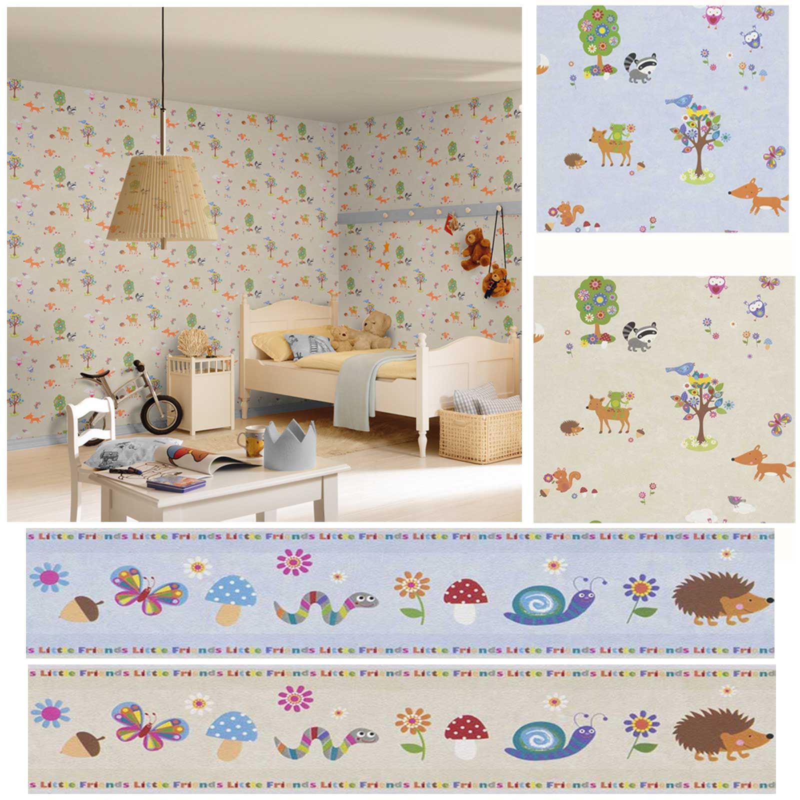 Free download Forest Friends Wallpaper Border kids bedroom border with