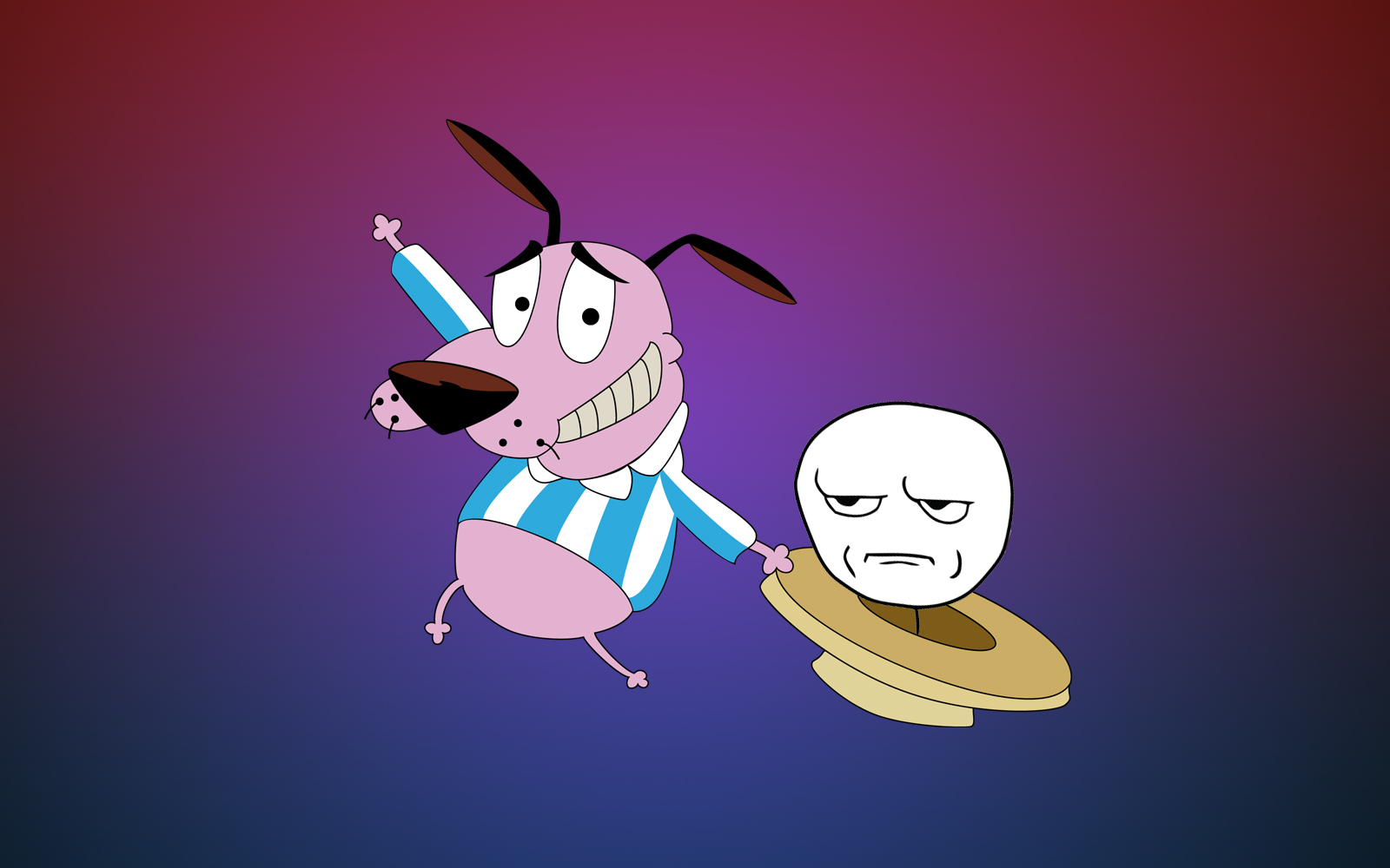 Courage The Cowardly Dog Wallpaper By An7hro