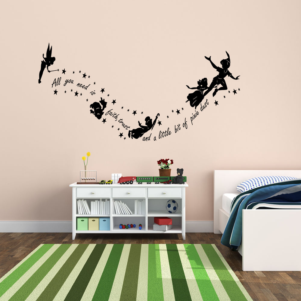 Free download Peter Pan All You Need Pixy Dust Wall Sticker Nursery ...