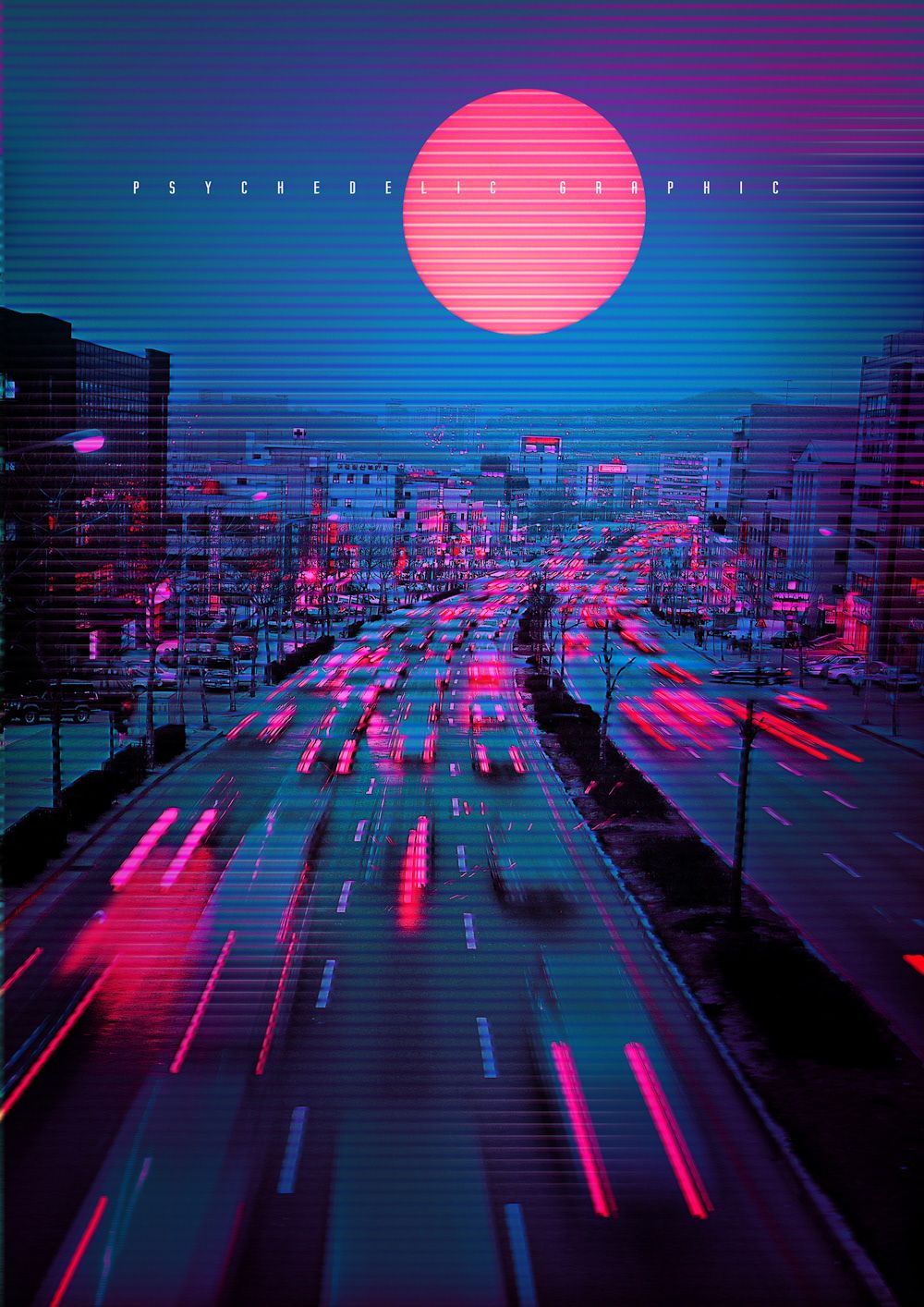 Neon City On Wallpaper