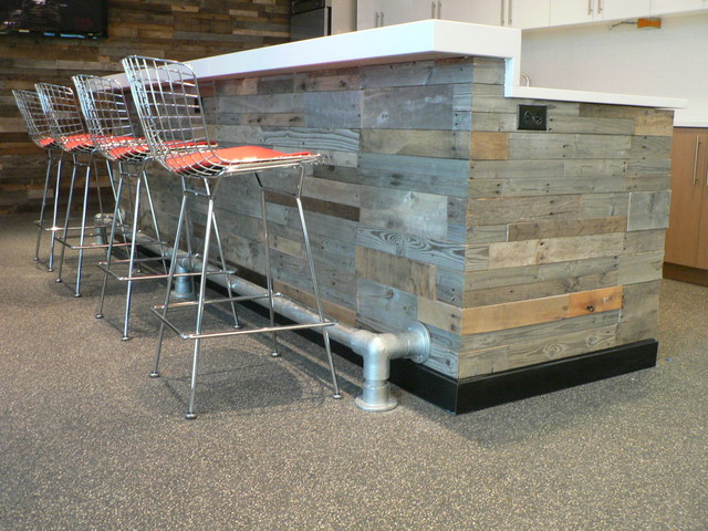 Recycled Pallet And Reclaimed Wood Paneling Rustic Wallpaper