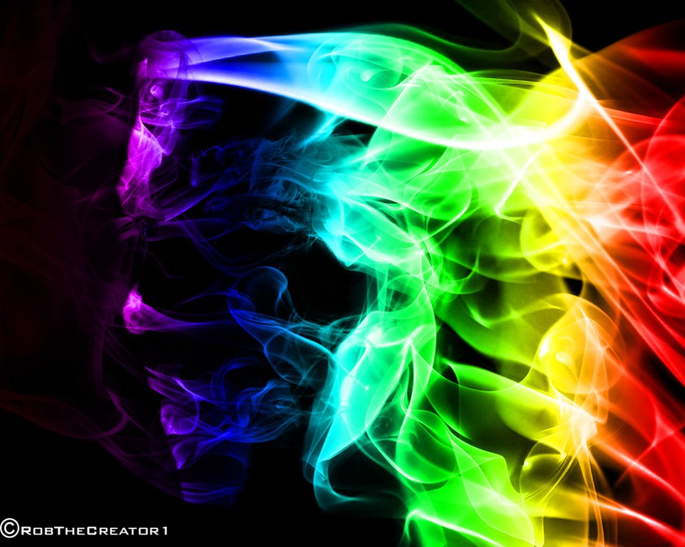 Desktop Background Rainbow Smoke By Robthecreator1 On
