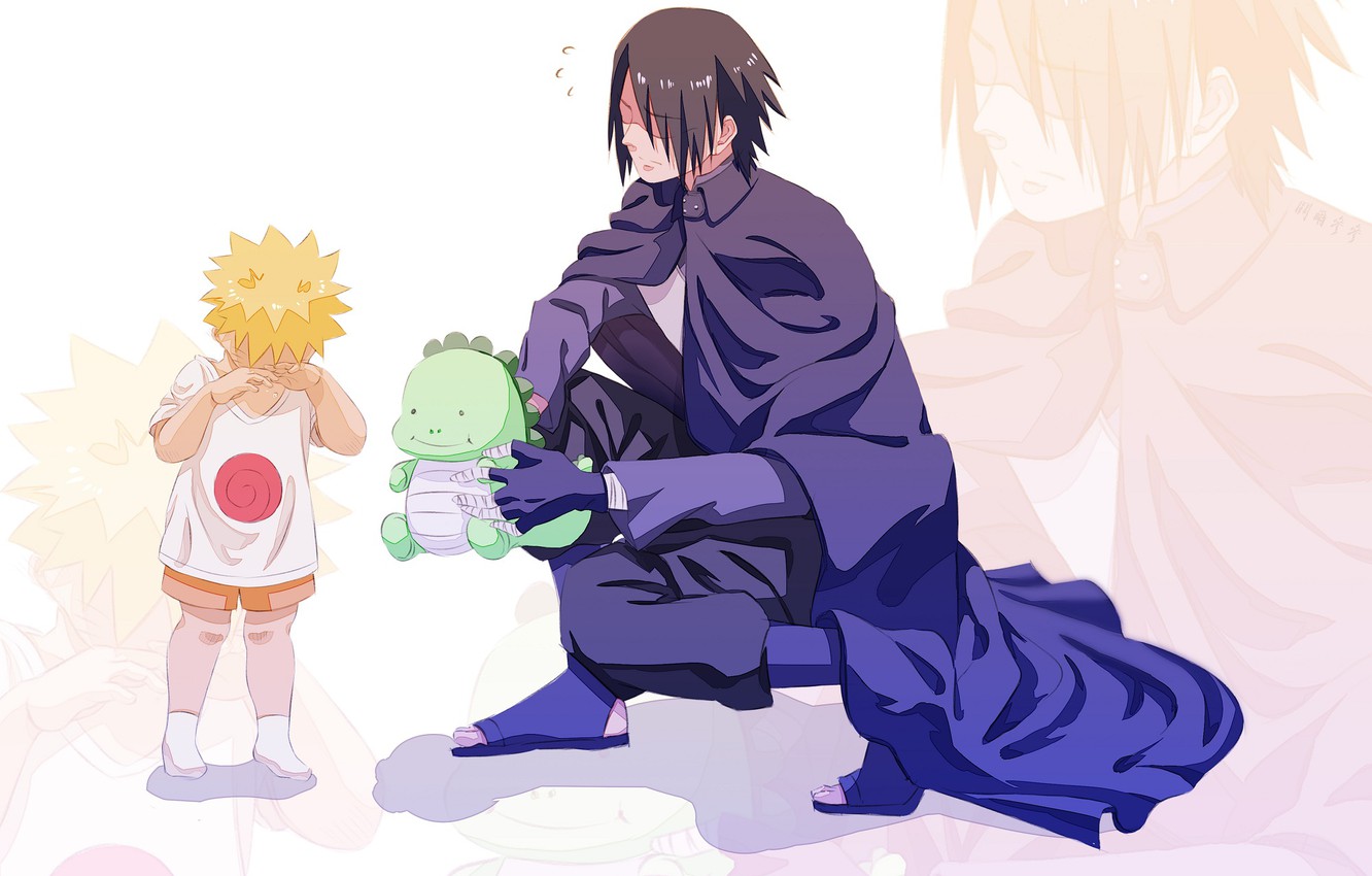 Wallpaper Toy Dinosaur Guy Naruto Child Sasuke Uchiha