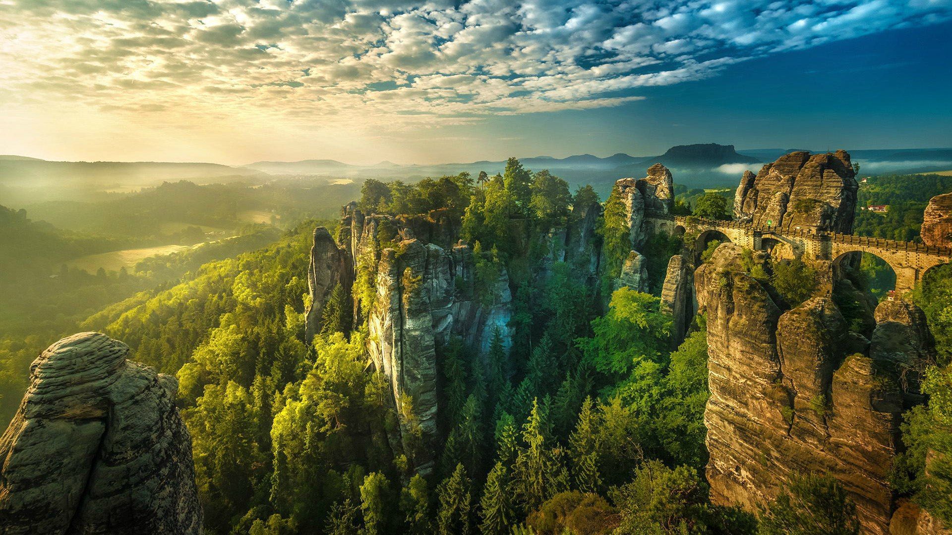 Saxon Switzerland In Germany Wallpaper And Image