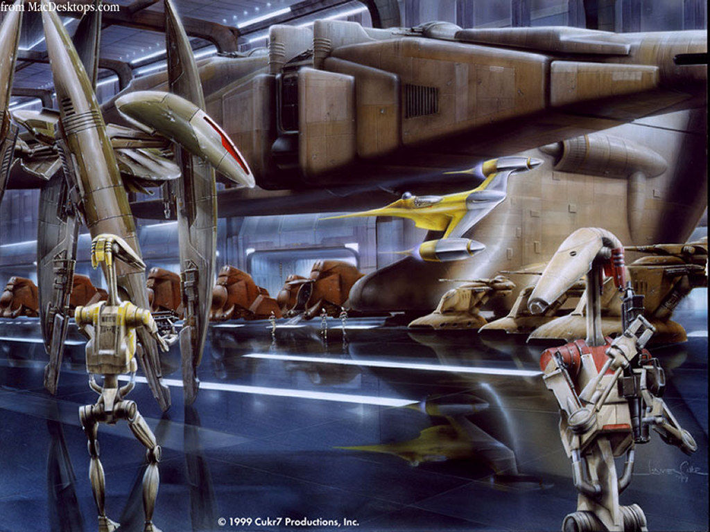 My Wallpaper Star Wars Droid Hangar