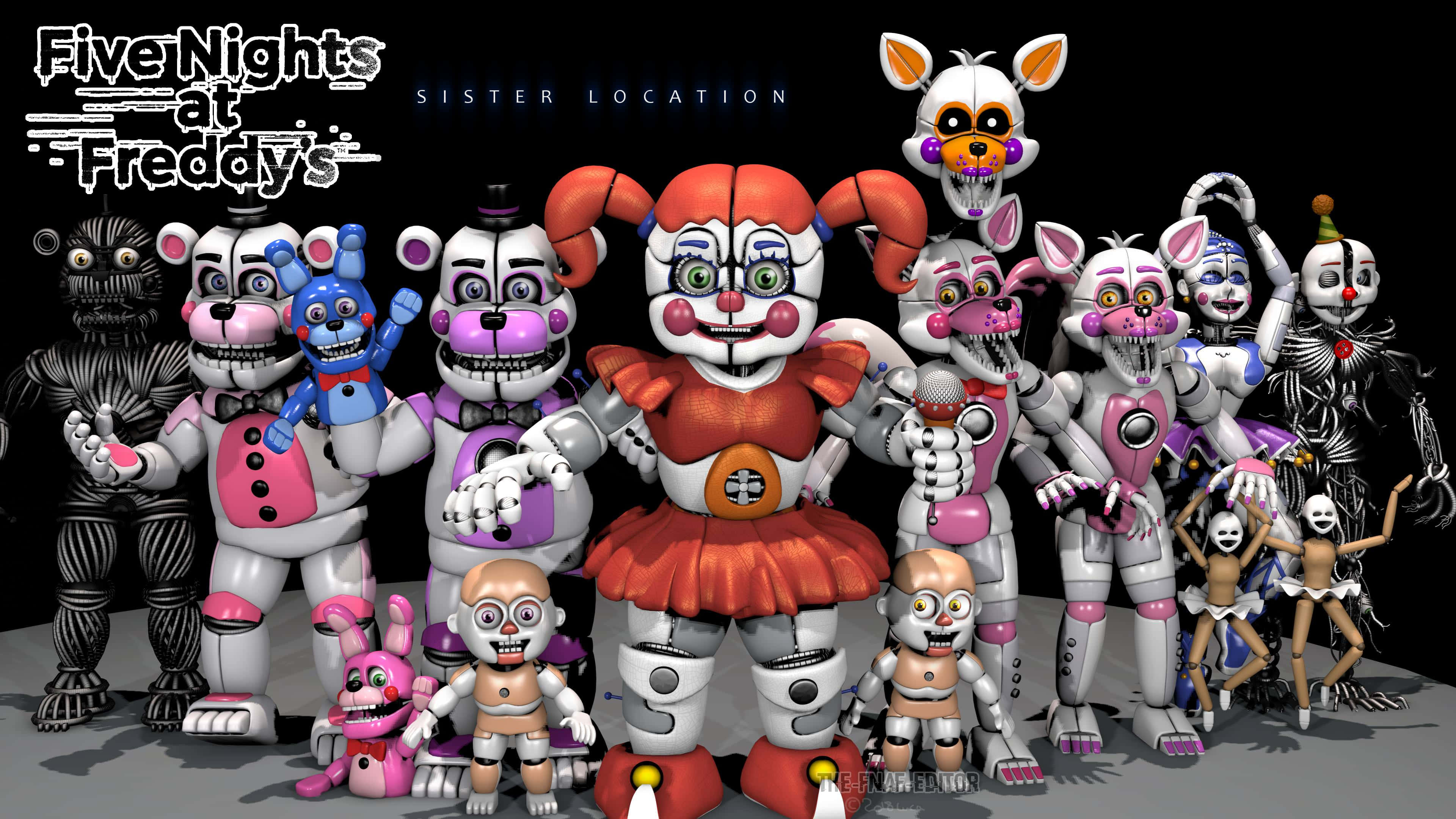 Five Nights At Freddys Sister Location Wallpaper