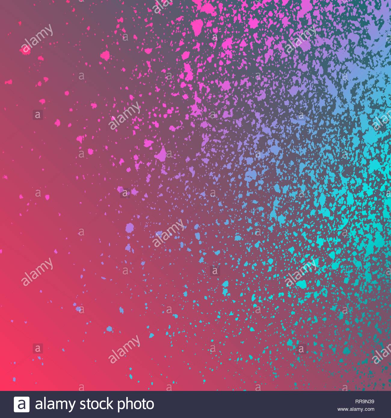 Neon Explosion Paint Splatter Artistic Template Design Colorful