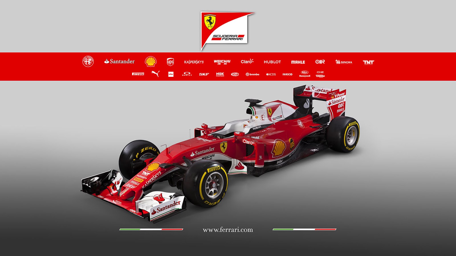 Scuderia Ferrari F1 Team Sf16 H Car Wallpaper