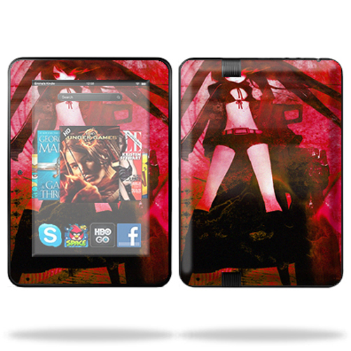 Skin Decal Wrap For Amazon Kindle Fire HD Tablet Sticker Anime