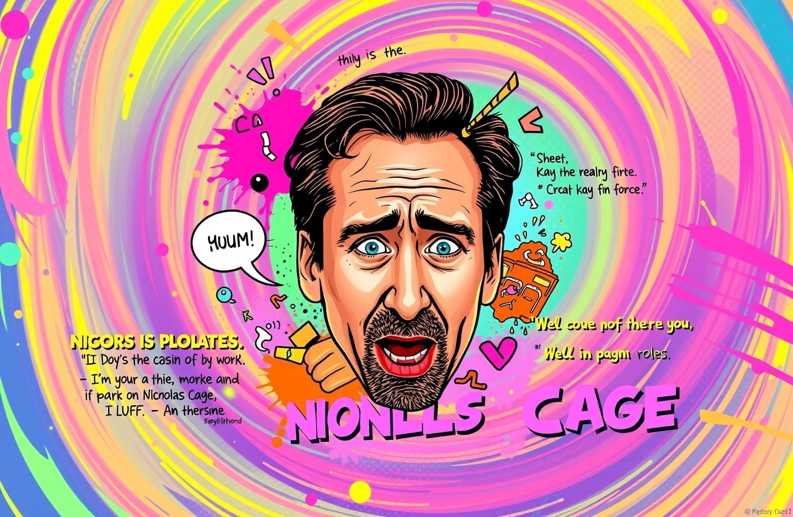 Funny Nicolas Cage Wallpaper
