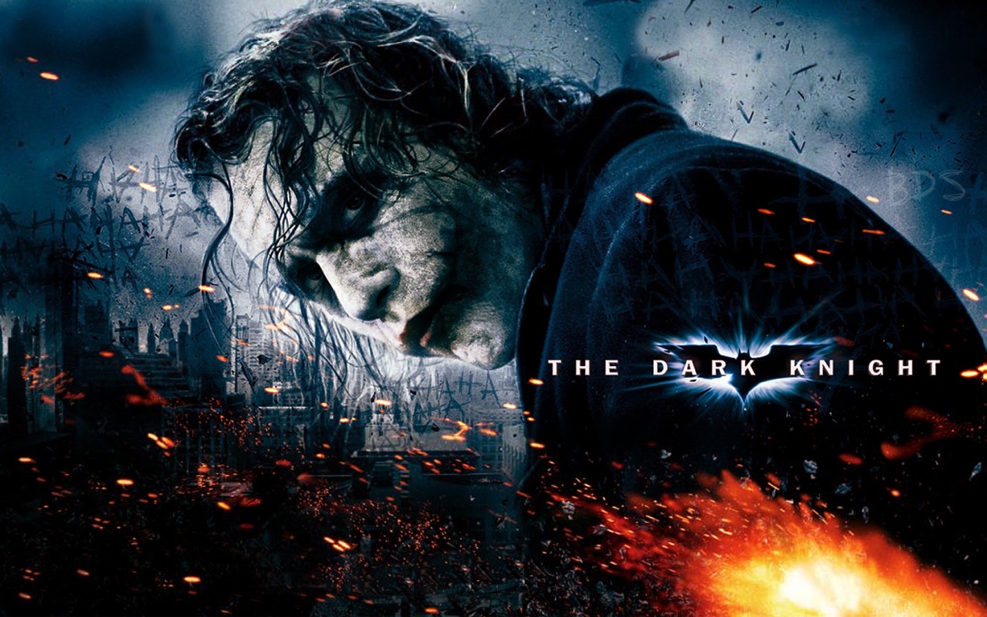 Joker Batman Dark Knight Poster Movie Film Desktop HD Wallpaper