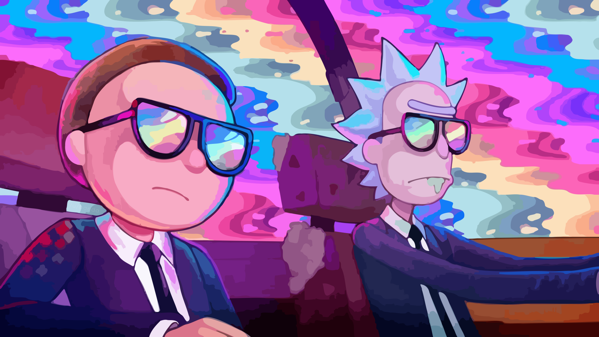4k Ultra HD Rick And Morty Pap Is De Parede Wallpaper