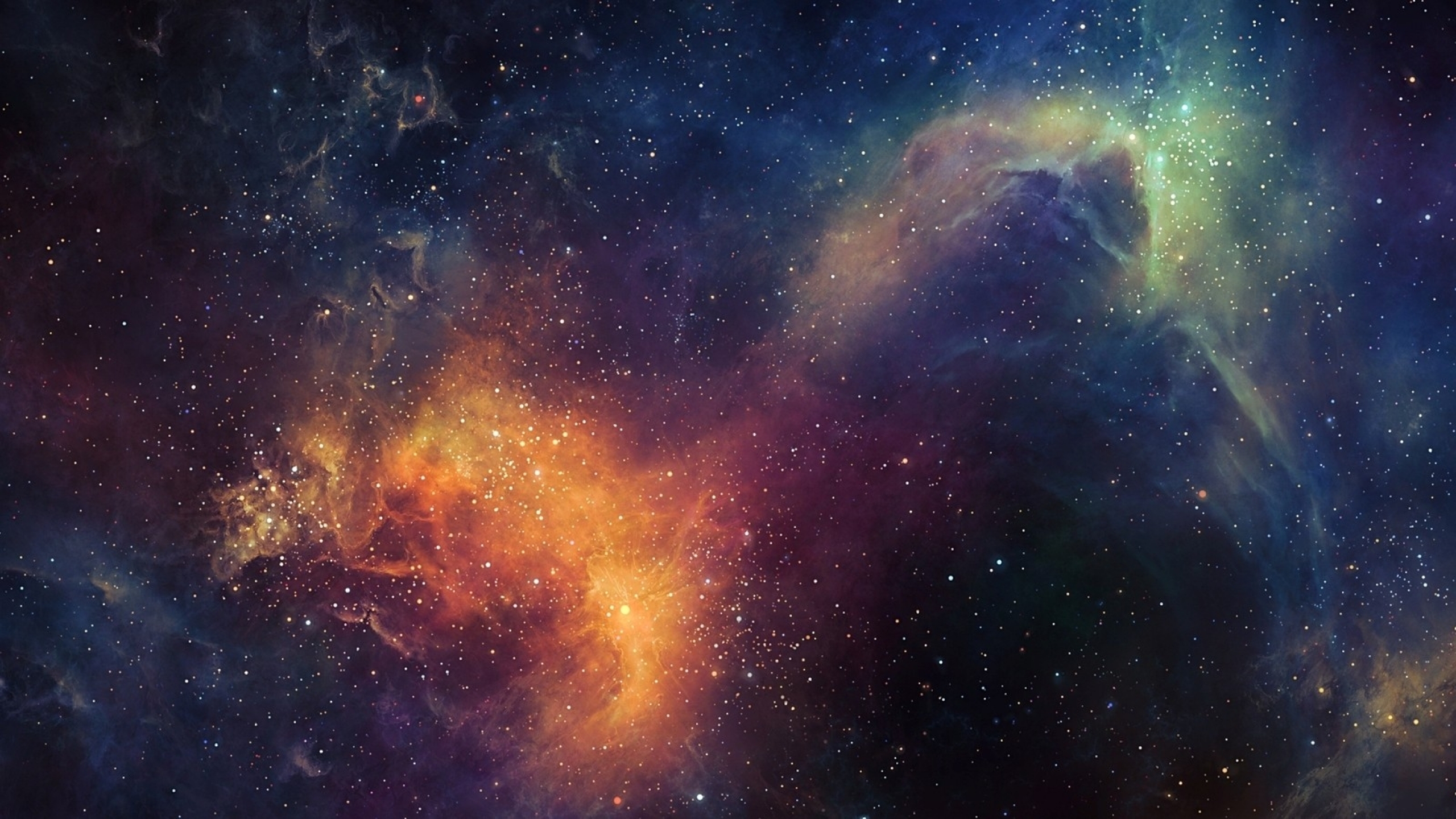 Outer Space Stars Galaxies Wallpaper