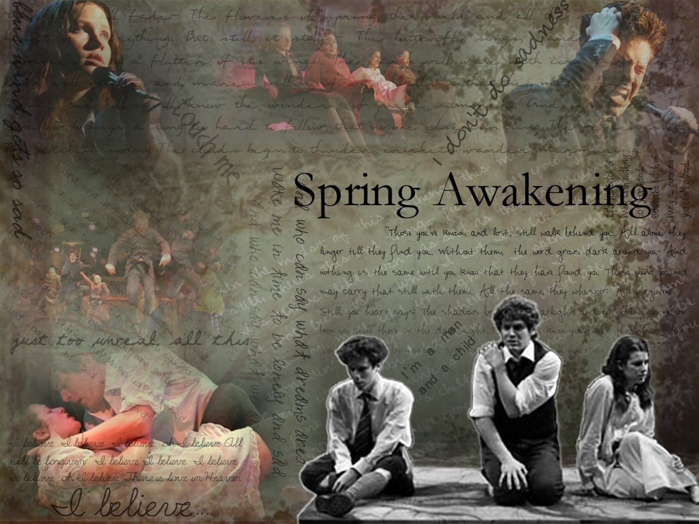Spring Awakening Lyrics Hintergrundbilder