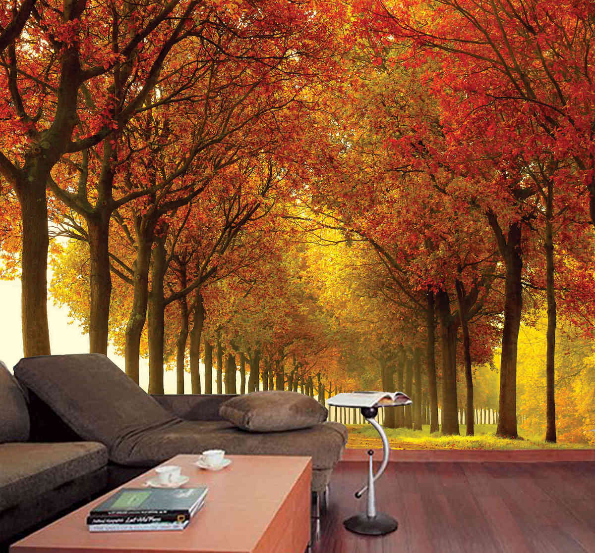 Autumn Colors Wall Mural Wide By High