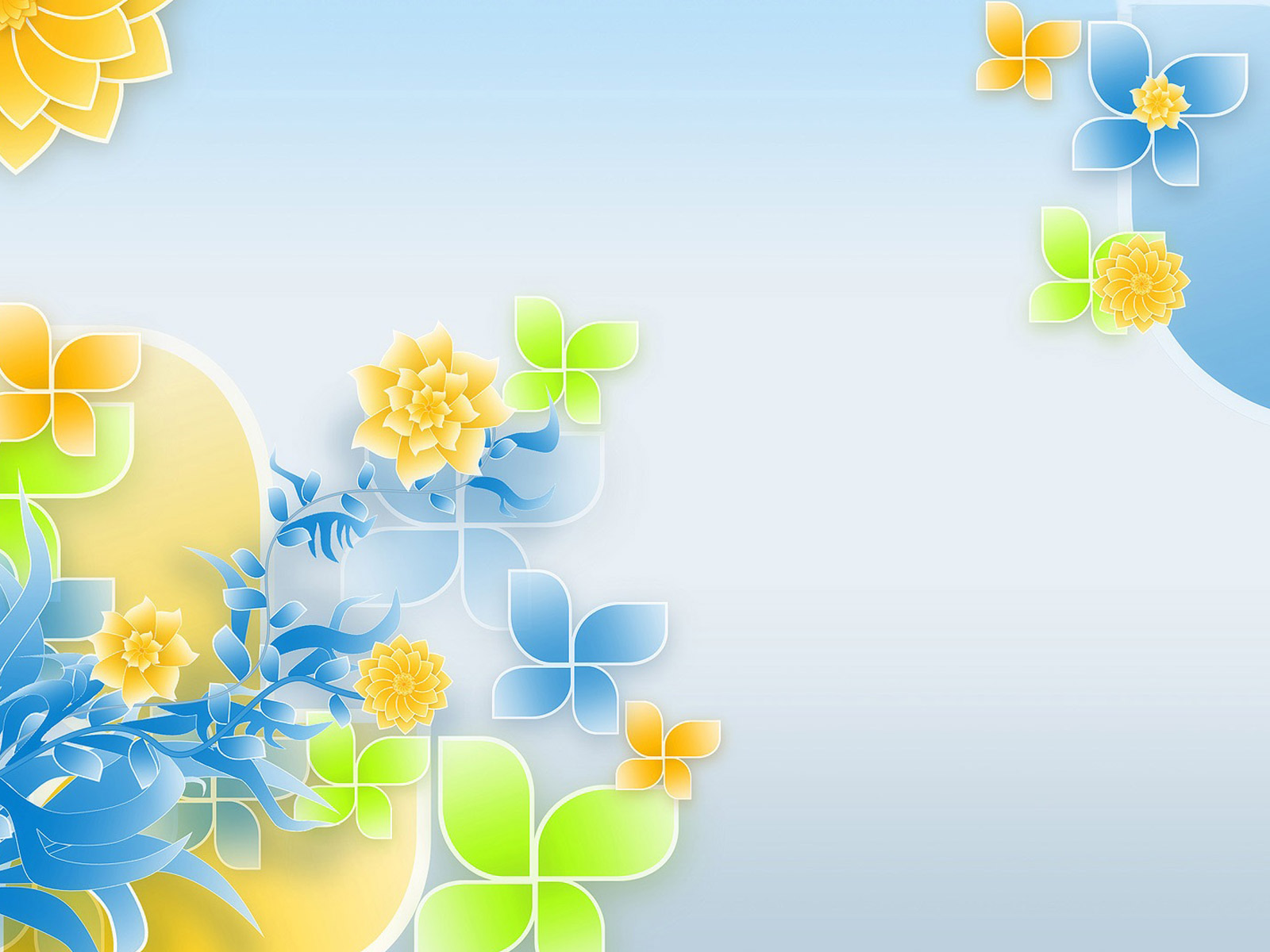 Patterns Power Point Background Floral HD
