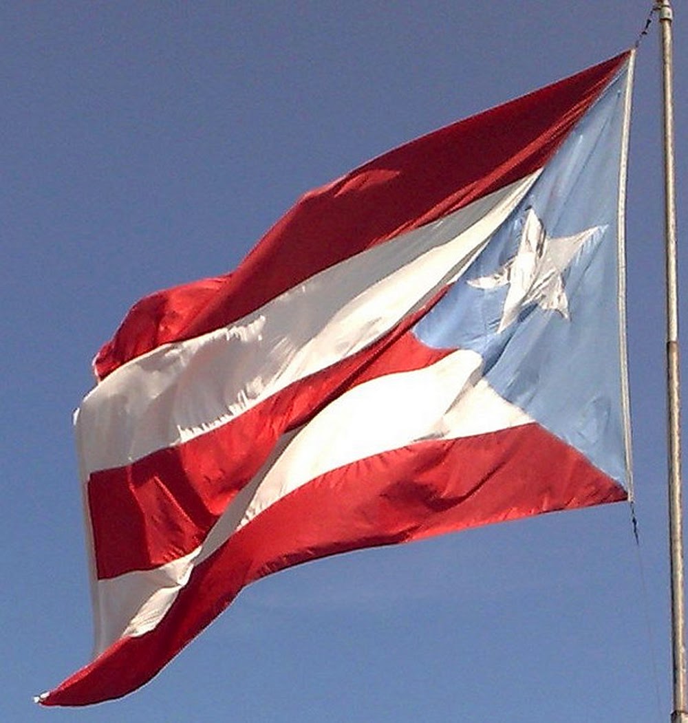 Wallpaper Background Image Of Puerto Rico Flag
