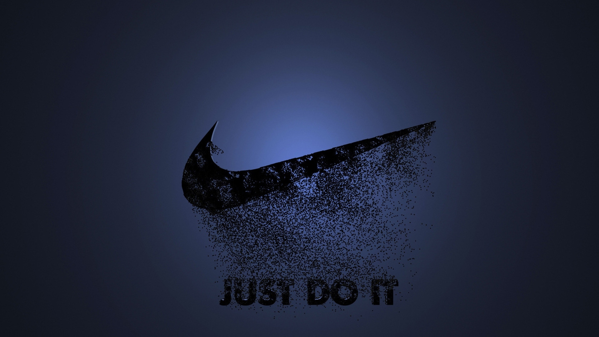 Nike Logo Slogan Sport Advertising Full HD 1080p Background