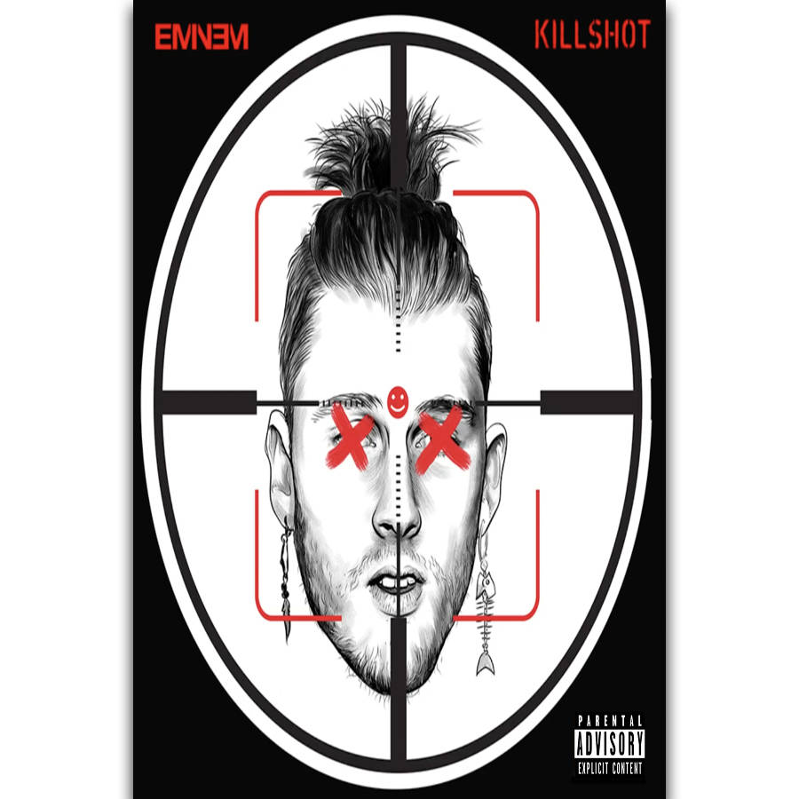 S388 Eminem Killshot Machine Gun Kelly Diss Album Cover Hip Hop