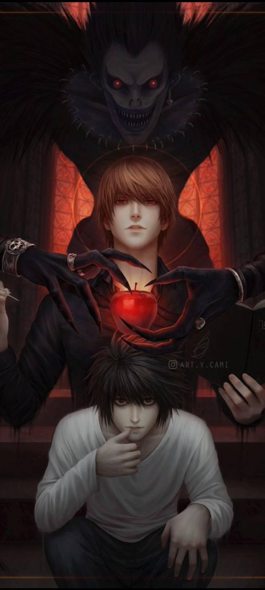 Death Note Wallpaper For Home Screen R Mobilewallpaper