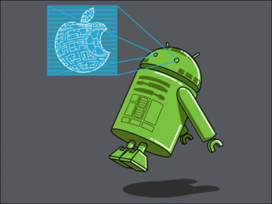 Android R2 D2 Hologram Apple Death Star Central