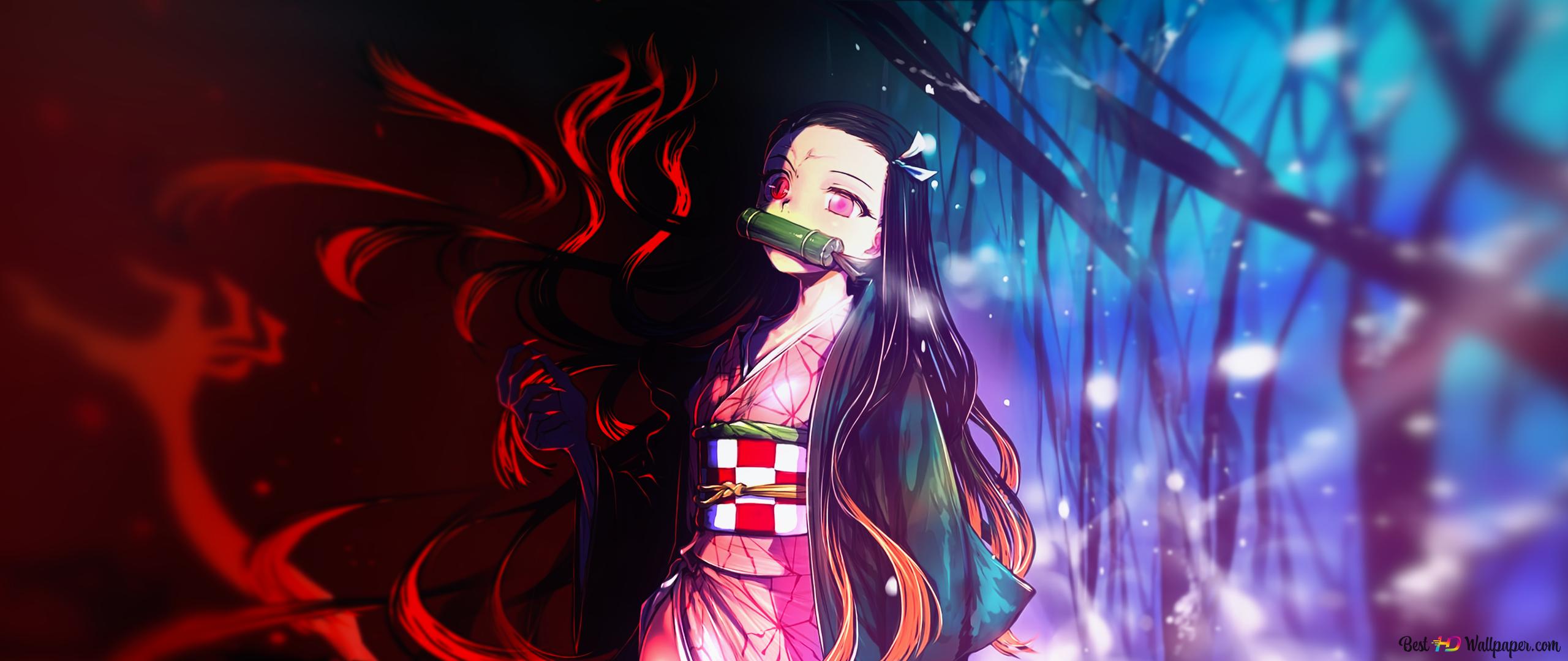 Demon Slayer Nezuko Kamado 2k Wallpaper